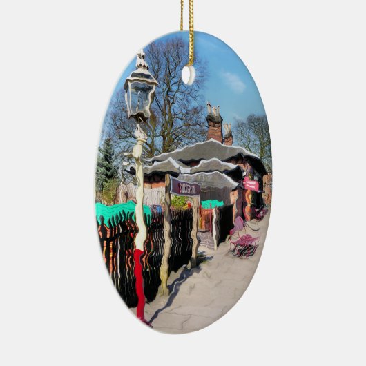 OUDE TREINSTATION KERAMISCH ORNAMENT (Rechts)