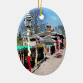 OUDE TREINSTATION KERAMISCH ORNAMENT (Achterkant)