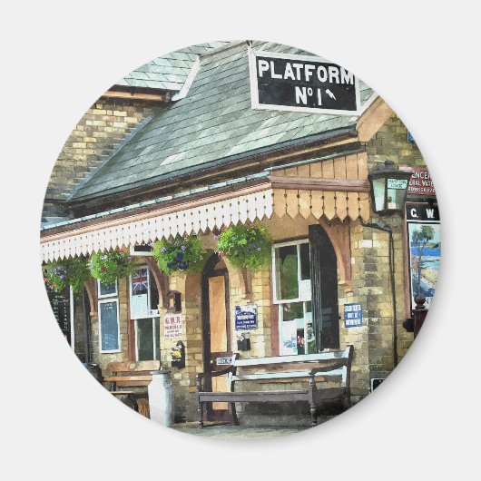 OUDE TREINSTATION MAGNEET (Voorkant)