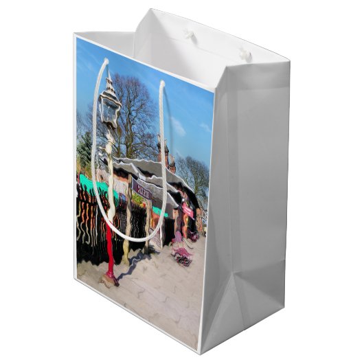 OUDE TREINSTATION MEDIUM CADEAUZAKJE (Achterkant Gekanteld)