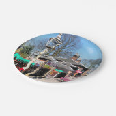 OUDE TREINSTATION PAPIEREN BORDJE (Gekanteld)