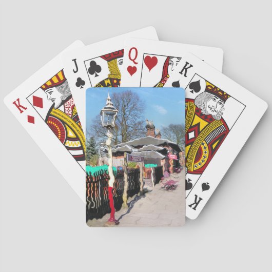 OUDE TREINSTATION POKERKAARTEN (Achterkant)