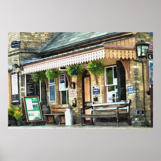 OUDE TREINSTATION POSTER (Voorkant)