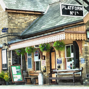 OUDE TREINSTATION POSTER