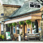 OUDE TREINSTATION POSTER