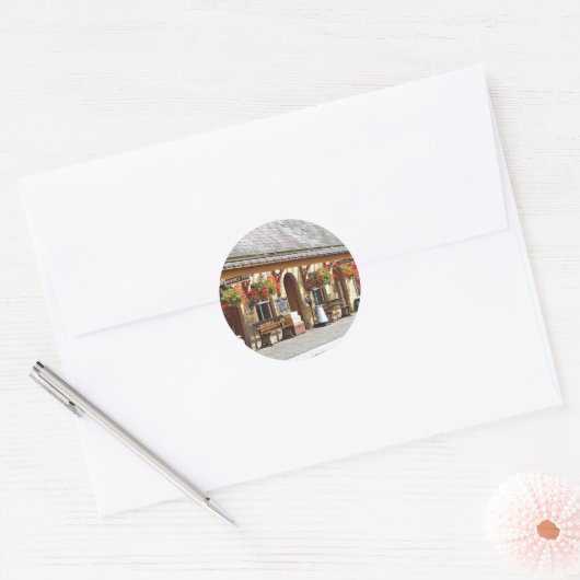 OUDE TREINSTATION RONDE STICKER (Envelop)