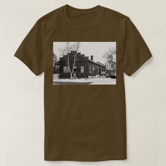 Oude treinstation t-shirt (Design voorkant)