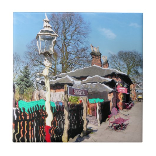 OUDE TREINSTATION TEGELTJE (Voorkant)