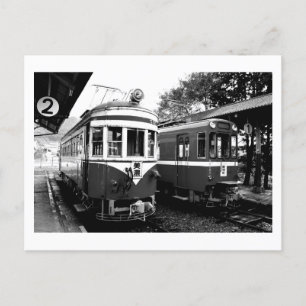 Oude treinstation van Mino, Briefkaart Japan