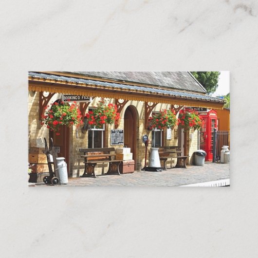 OUDE TREINSTATION VISITEKAARTJE (Voorkant)