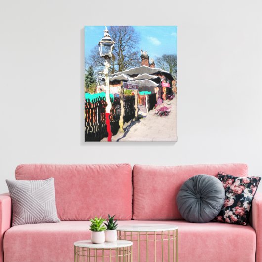 OUDE TREINSTATIONS CANVAS AFDRUK (Insitu (Woonkamer))