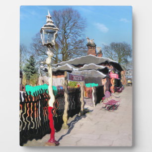 OUDE TREINSTATIONS FOTOPLAAT