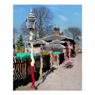 OUDE TREINSTATIONS PERFECT POSTER