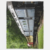 OUDE TREINWAGENS FLEECE DEKEN (Voorkant)