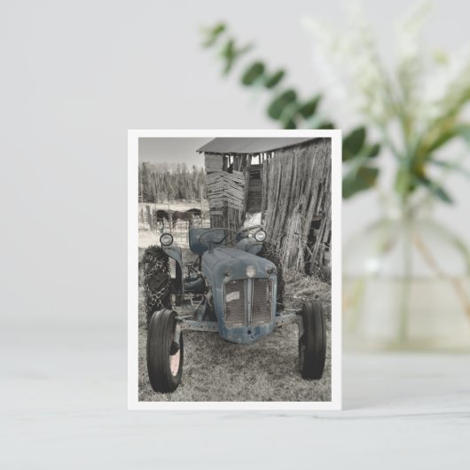 oude trekker briefkaart (Staand voorkant)