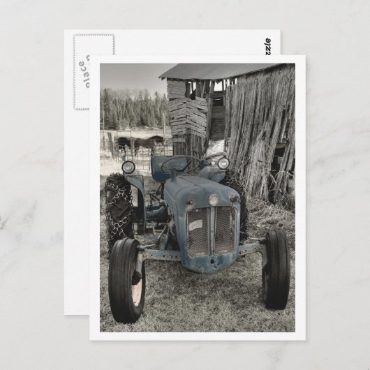 oude trekker briefkaart (Voorkant / Achterkant)