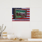 OUDE TREKKER DIE UIT HET POSTER VAN LIJSTEN BESTAA (Keuken)