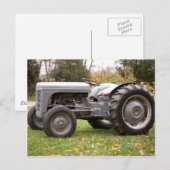 Oude trekker in herfst briefkaart (Voorkant / Achterkant)
