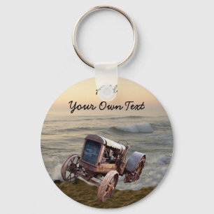 OUDE TREKKER IN SURF-SLEUTELHANGER SLEUTELHANGER