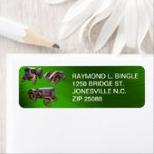 OUDE TREKKER - TERUGKEERADRES ETIKET (Insitu)