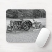 Oude trekker uit het verleden muismat (Met muis)