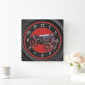 OUDE TREKKER VIERKANTE KLOK (Huis)