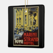 Oude Trevi-fontein, Marini Strand Hotel, Rome Keramisch Ornament (Links)