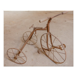 OUDE TRICYCLUS 1928 PERFECT POSTER
