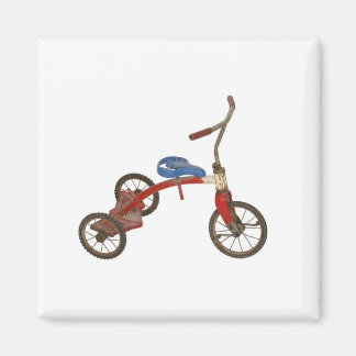 Oude trifiets magneet