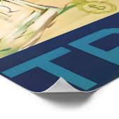 Oude Tripoli Libië Reisposter Print, Kameel Poster (Hoek)