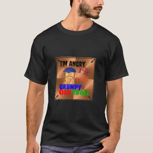 oude trollen klassieke essantiele t-shir t t-shirt (Voorkant)