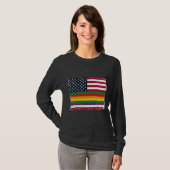 Oude trotsvlag gerafeld vector shirt ontwerp_ (Voorkant volledig)