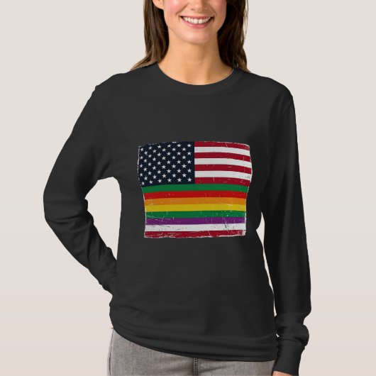 Oude trotsvlag gerafeld vector shirt ontwerp_ (Voorkant)