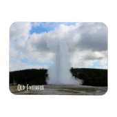 Oude Trouwe Foto bij Yellowstone Magneet (Horizontaal)