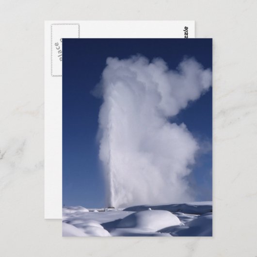 Oude Trouwe in Winter Briefkaart (Voorkant / Achterkant)