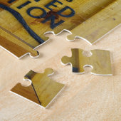 Oude trouwe klok. legpuzzel (Zijkant)