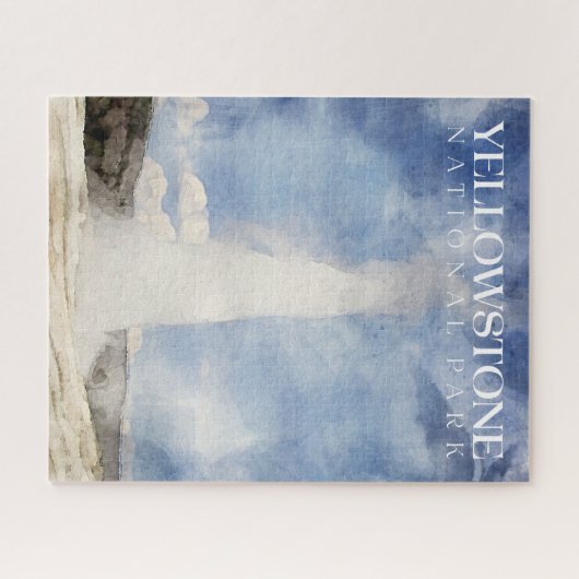 Oude trouwe puzzel, Yellowstone puzzel Legpuzzel (Horizontaal)