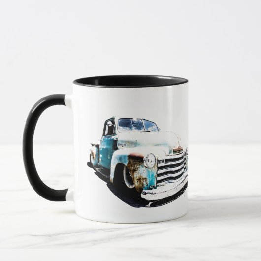 Oude Truck Koffiekop Mok (Links)