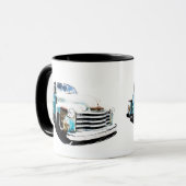Oude Truck Koffiekop Mok (Voorkant links)
