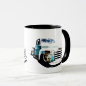 Oude Truck Koffiekop Mok (Voorkant rechts)