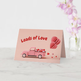 Oude Truck Valentijnsdag Kaart