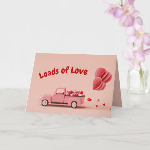 Oude Truck Valentijnsdag Kaart