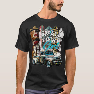 Oude Truck Water Tower, een kleine stad Western T-shirt