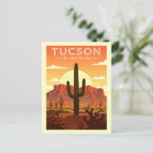 Oude Tucson Briefkaart (Staand voorkant)