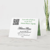 Oude Tuimelschakelaar Anniversay of om het even Kaart (Achterkant)