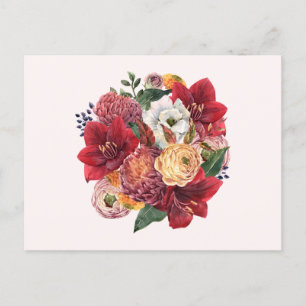Oude Tuin Bloemboeket Briefkaart