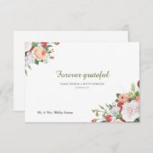 Oude Tuin Bloemen Bedankkaart Kaart (Voorkant / Achterkant)