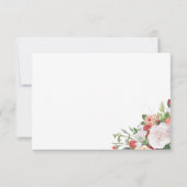 Oude Tuin Bloemen Foto Dank Je Kaart (Achterkant)