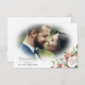 Oude Tuin Bloemen Foto Dank Je Kaart (Voorkant / Achterkant)