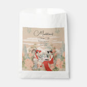 Oude Tuin Bloemen Tijd voor Thee Bruidsdiner Bedankzakje (Voorkant)